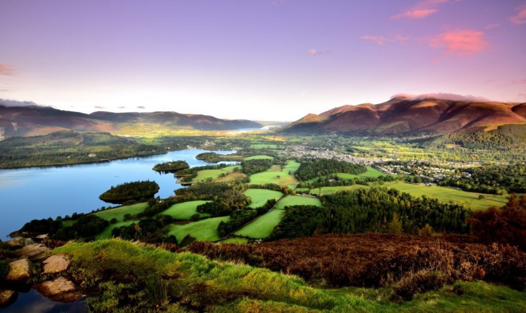 Keswick Lake district view