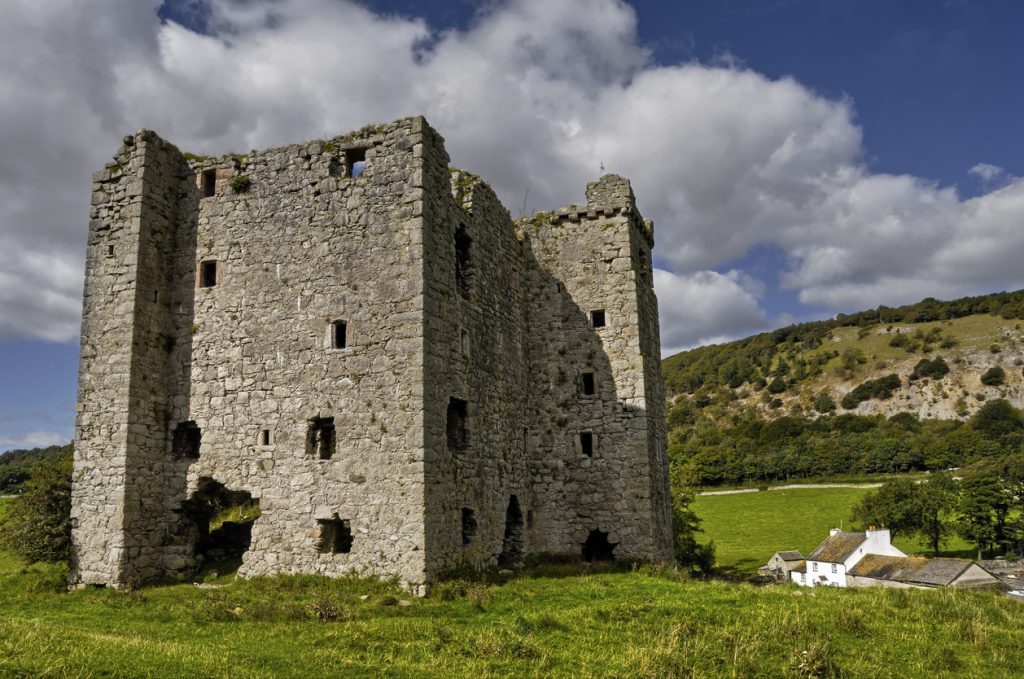 Arnside Peel tower near the Arnside Knott walk from the National Trust