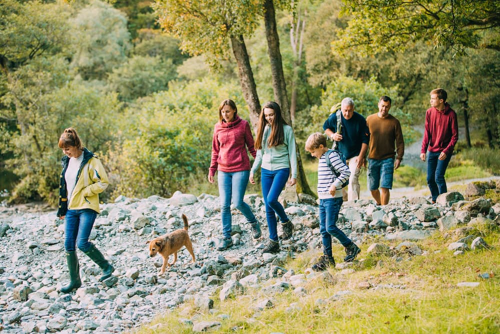 family lancashire holiday walk