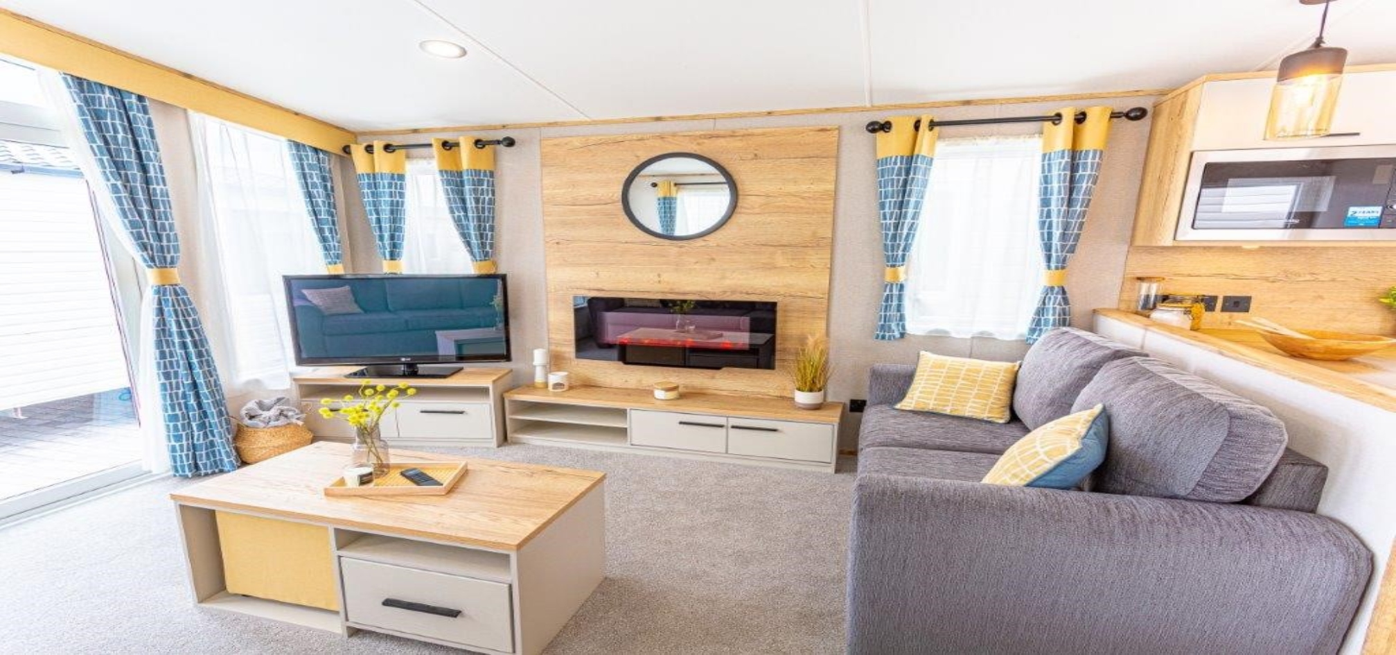 standard lounge in one of our caravan parks in Lancashire