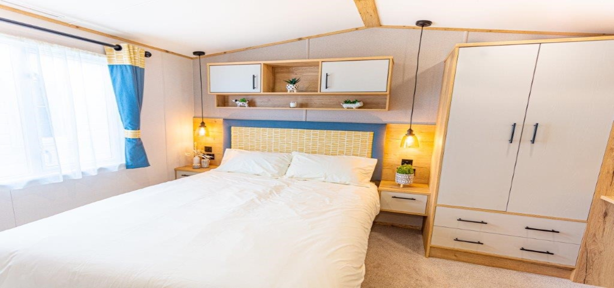 standard bedroom in our caravan park Lancashire